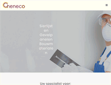 Tablet Screenshot of cheneco.com